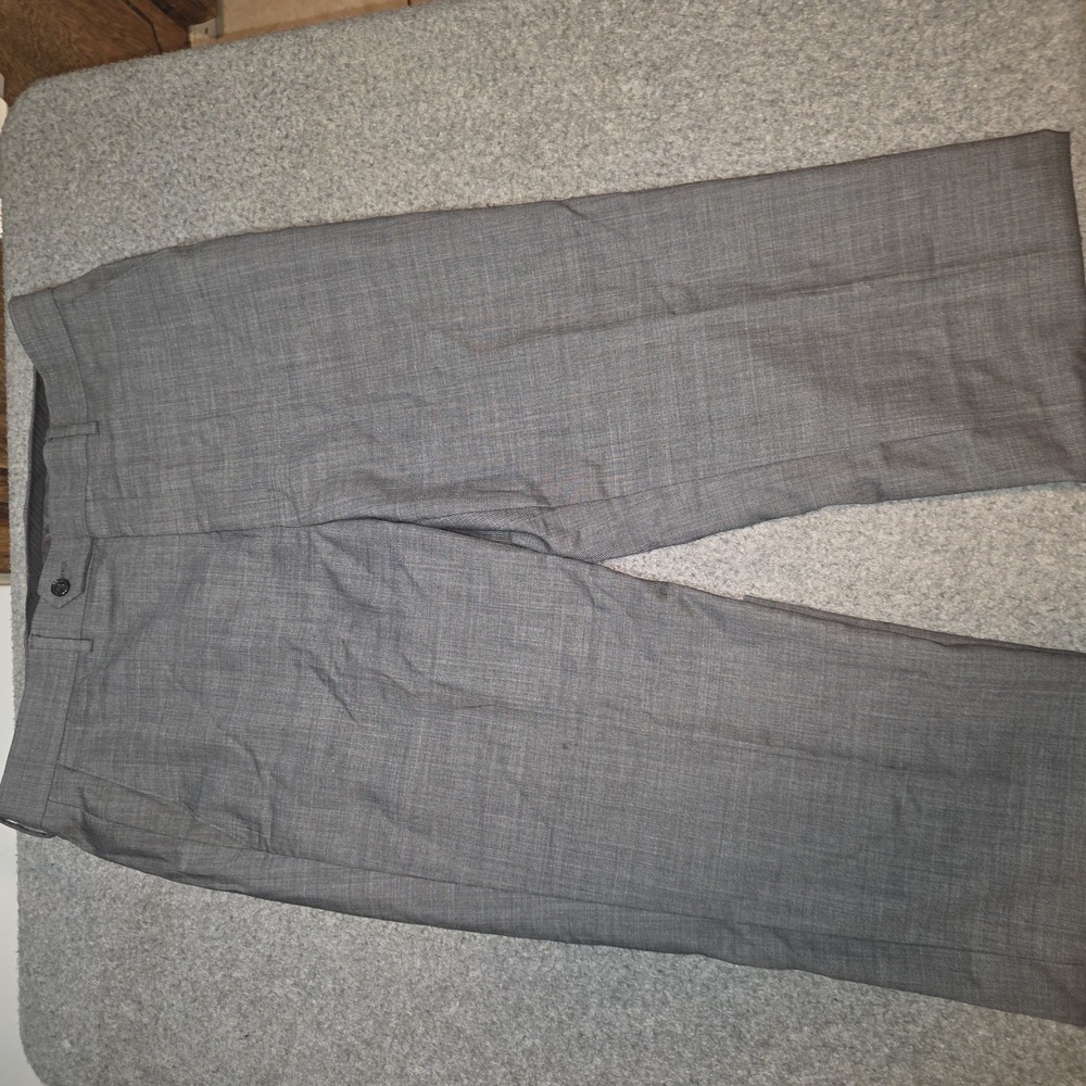 Lauren Ralph Lauren Grey Dress Pants 36x32 E2
